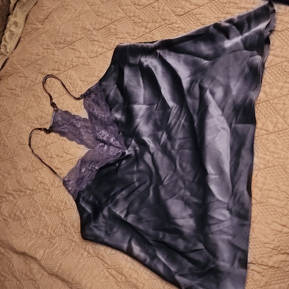 Lilac + London Navy Nighty set - Picture 2 of 14